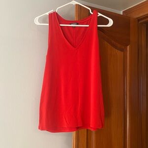 Loose red tank